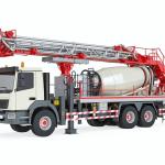 HB58K Filling Height 1540mm 6 Section 58m Concrete Pump Truck