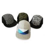 3D Embroidery 5 Panel Baseball Caps Unstructured Nylon Snapabck