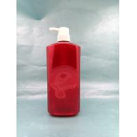 Buy cheap Hot Stamping​ Big Shampoo Bottles , Pump Cosmetic Bottles PET Material product