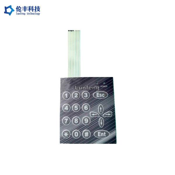 Buy cheap Self Adhesive Flat Membrane Keyboard , Membrane Switch Keyboard OEM ODM from wholesalers