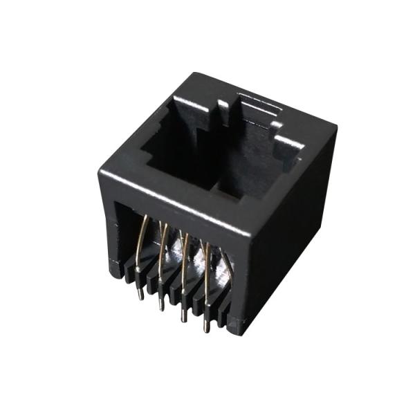 Buy cheap Single Port RJ45 Network Connector 6P2C 180 Degree Rated Current 1.5A from wholesalers