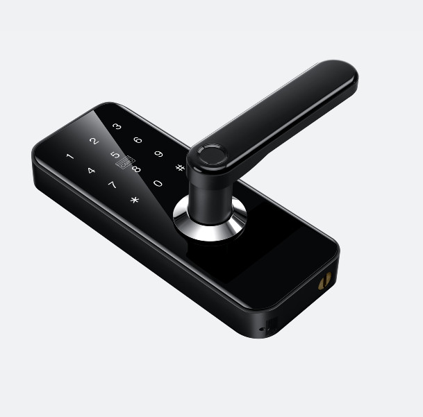 Black Bluetooth Smart Door Lock / Fingerprint Door Lock