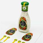Waterproof Custom Logo Self Adhesive Vinyl Food Jar Packaging Labels
