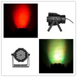 Color mixing 3Watt LED Par Can Lights for clubs low power consumption