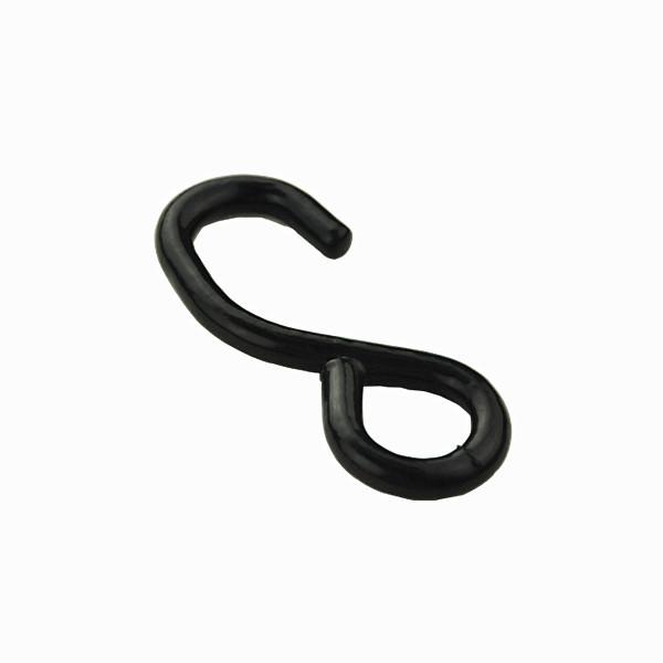 High Quality New Style Factory Safety Cargo Black J Single Hoist Hook For Tie