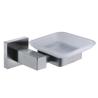 Buy cheap China Suppliers Stainless steel Material Bathroom Accessoires Set Satin Finish Glass Shelf from wholesalers