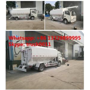 Buy cheap cheap factory supply 4*2 14m3 67ton DONGFENG bulk feed truck,farm-oriented livestock 7tons hydraulic feed delivery truck from wholesalers