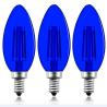 Buy cheap 4W C35 Colored Edison Bulbs Blue E12 Candelabra Light Bulbs from wholesalers