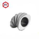 Buy cheap Bimetallic Twin Screw Extruder Building Block Parts Screw Element Animal Feed Extruder from wholesalers