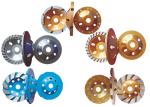 Metal Diamond Polishing Pads For Concrete , 4 inch Polishing Pad