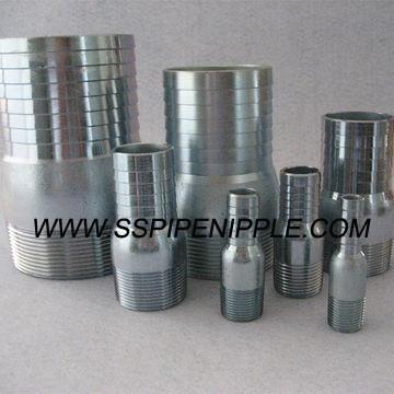 Buy cheap 1 Inch Galvanized ASTM A53 KC Nipple/Hose Nipple/Hose Mender NPT from wholesalers