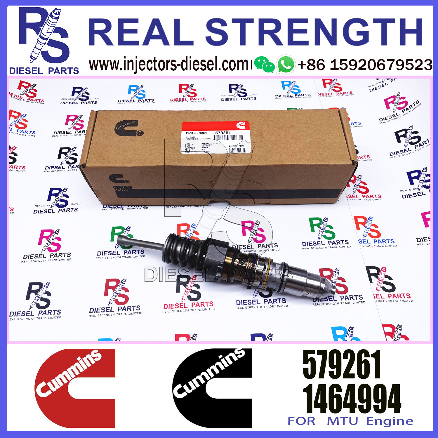 Diesel Unit Injector 570016 4954646 4076963 4903028 1481827 1521978 1764365 579261