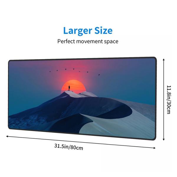 Private Mold Sun Mouse Pad Custom Art Printing Gaming Mousepad with Natural Rubber