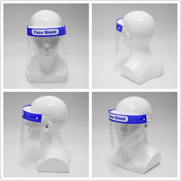 Buy cheap CE Anti Fog 0.25MM Plastic Protective Face Shield from wholesalers