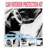 Buy cheap Universal Disposable Transparent Car Seats Cover Car Steering Wheel Covers Waterproof Car Handle Cover from wholesalers