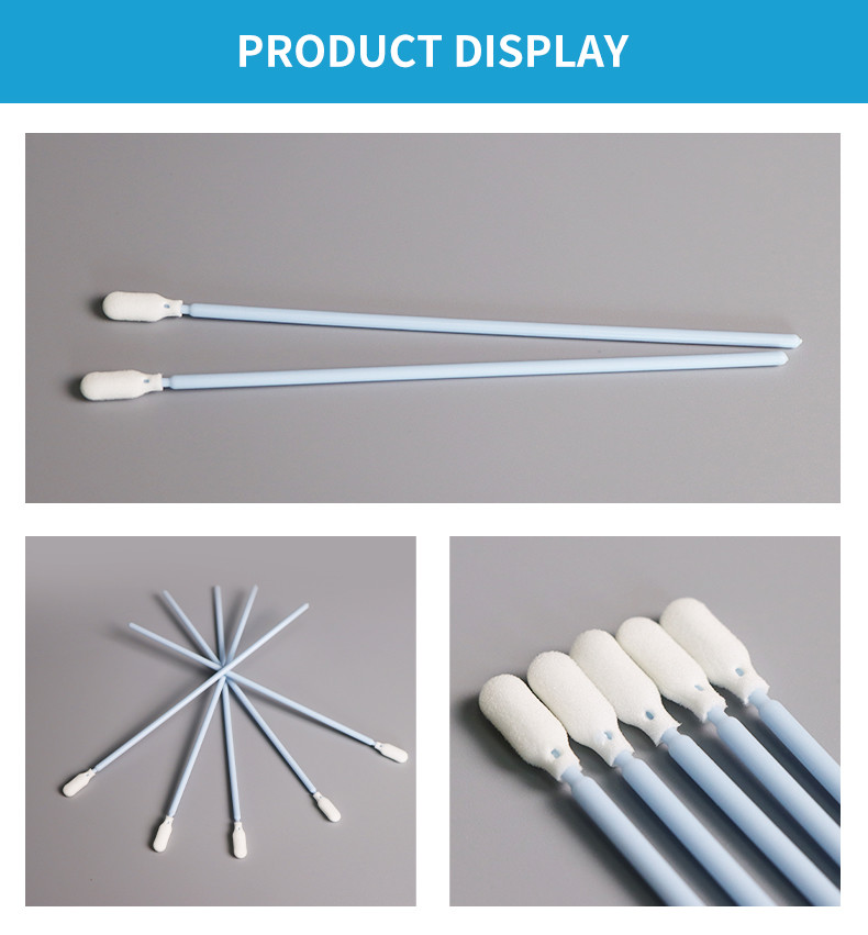 Polyurethane Handle Industrial Use Clean Sponge Foam Tip Swab For Keyboard