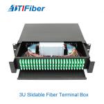 144 core Fiber Optic Terminal Box LC ODF Rack Mount Fiber Patch Panel
