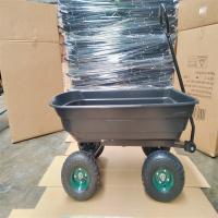 Buy cheap 50L Capacity Garden Dump Cart On Wheel Barrow Garden Tipper Truck product