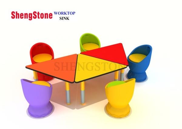 Buy cheap Coloured EDM Compact HPL Panels Comple Tables For Children Training Institutions from wholesalers
