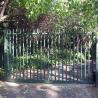 Buy cheap Custom Steel Fencing Black Galvanized Steel Pipe Fence Galvanized Palisade fence from wholesalers