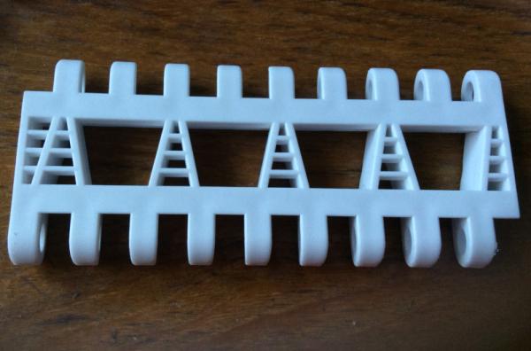 ZY8000FG-3 unichains OPB 4V-36% maximum airflow plastic conveyor modular belt