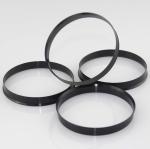 Anodize Red Aluminum Hub Centric Rings OD73.0 ID63.4 for Mazda Volvo