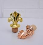 Non Spill Customized Wooden Cap Synthetical Wine Cork Stopper for T Shaped