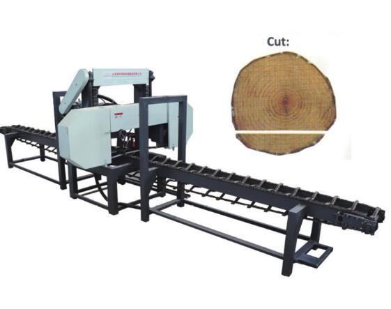 Buy cheap Wood logs first cutting Horizontal Band Saw Machine/ Cants cutting bandsaw mills from wholesalers