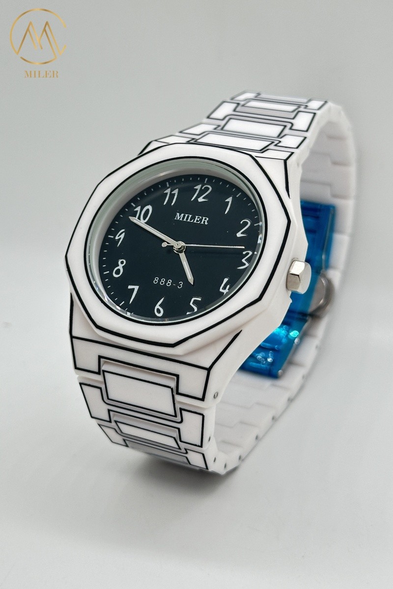 Factory Wholesale Quartz Movement Waterproof Resin Rubber Case Watches