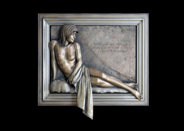 Buy cheap Contemporary Sexy Nude Wall Sculpture For Indoor Decoration 200*180cm from wholesalers