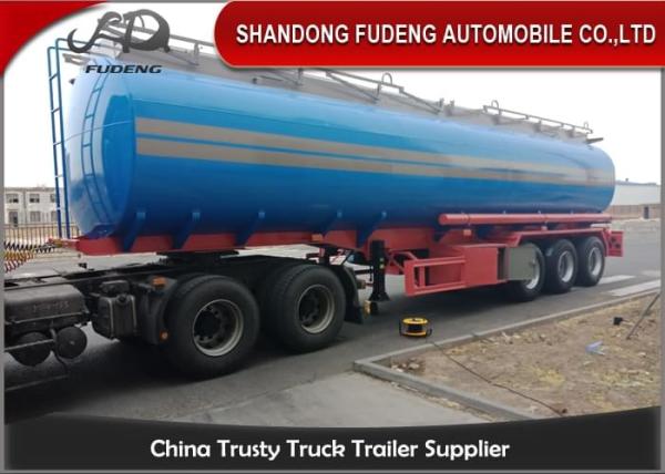 Buy cheap 30000 Litres 3 Compartments Tanker Truck Trailer Mechanical Suspension Air Suspension from wholesalers