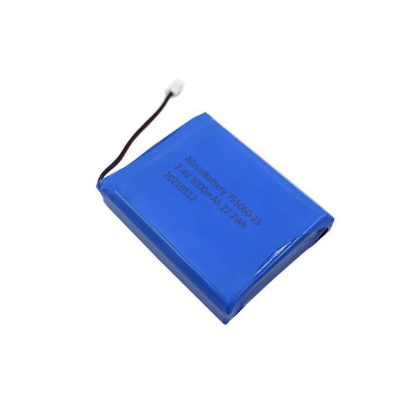 Buy cheap 2S1P 7.4V 3000mAh Medical Lithium Battery Pack Powerful Rechargeable from wholesalers