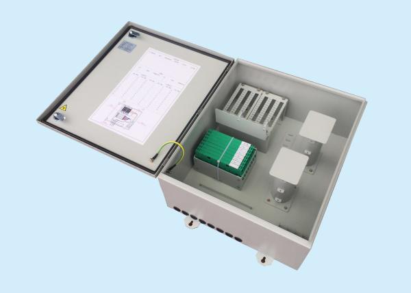 Buy cheap Outdoor Metal Optical Fiber Distribution Box 72 CORE For FTTH from wholesalers