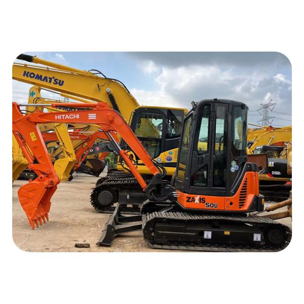 Buy cheap Used Hitachi ZX50U Mini Excavator Used 5 Ton Hitachi ZX50 Mini Excavator from wholesalers