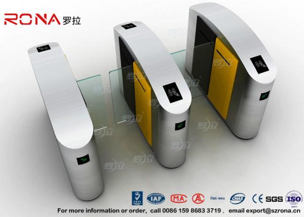 304 Stainless Steel Turnstile Barrier Gate Flap Barrier Gate Sliding Waist