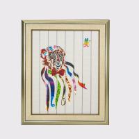 Buy cheap Chinese Zodiac Framed Art Twelve Animals Monkey Home Decor Ribbon Painting product