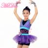 Buy cheap Stage Performan Kids Dance Clothes , Sporty Girls Sequin Vest Glitter Tutu Style Skirt With Biketard Under from wholesalers