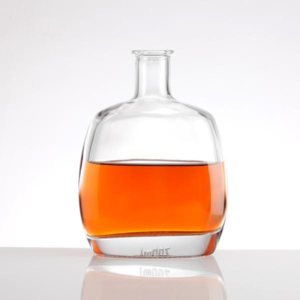 Buy cheap Customized Juice Glass Bottle Ideal for Beverage of Vodka Gin Whiskey Spirits Tequila from wholesalers