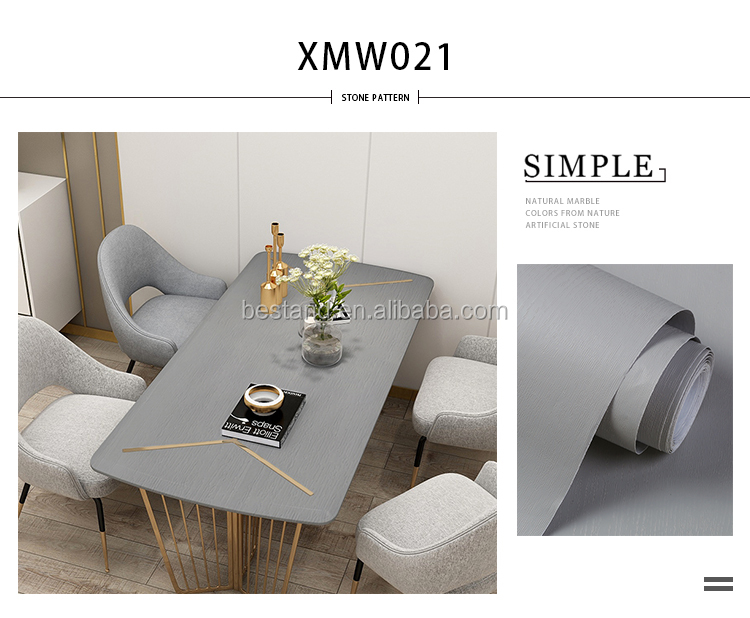 Hotel Wood Look Wallpaper 1.22m*50m Wood Grain Peel And Stick Wallpaper