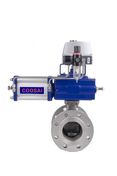 Buy cheap DN250 V Notch Ball Valve With Flange Connection And PTFE Seat from wholesalers