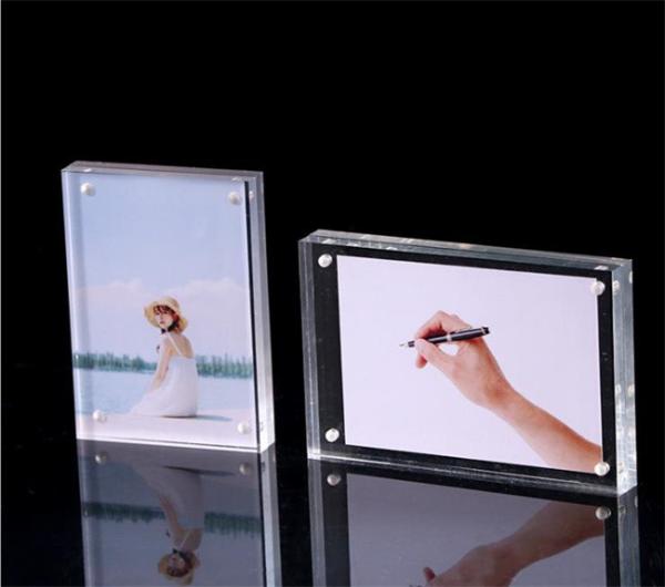 Buy cheap Transparent Crystal Custom Acrylic Fabrication 20mm Acrylic Photo Frame from wholesalers