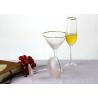 Buy cheap 160ml 12.5cm Transparent Frosted Hand Blown Margarita Glasses For Bar from wholesalers