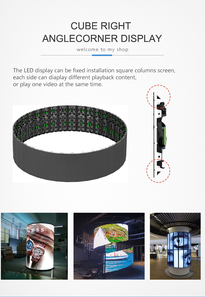 1000cd/m2 Brightness P3.91 250mm*250mm Outdoor Rental LED Display for Indoor Display