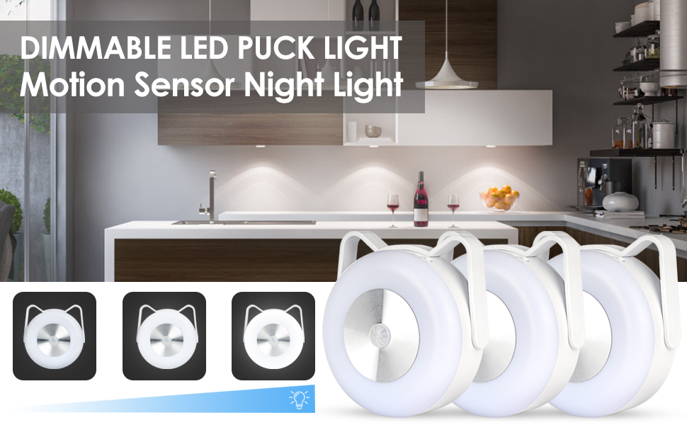 4.5VDC 10LM Battery Powered Motion Sensor Under Cabinet Lighting