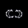Buy cheap Women's Fashion 925 Silver Earrings For Wedding Gift Logo Printed from wholesalers