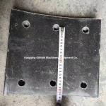 Drilling Rig Accessories , XJ750 Workover Rig Brake Shoe Brake Pad