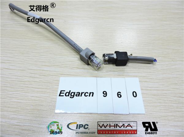 Buy cheap Pvc Material Cat5e Utp Cable Rj45 Plug With Customized Length / Color from wholesalers