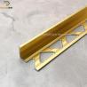 Buy cheap 12.5mm*23mm Aluminium Tile Trim L Shape Edge Gold Color from wholesalers
