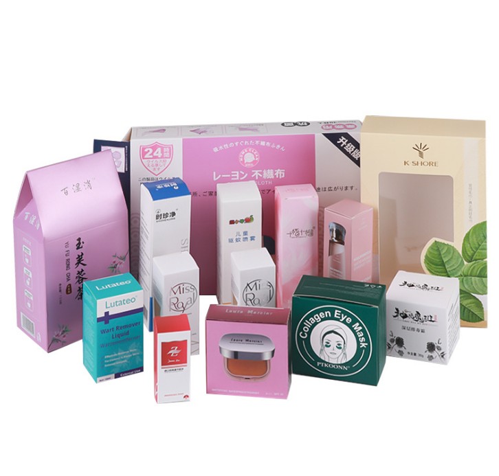 Foldable Cosmetic Paper Corrugated Gift Box Packaging Moistureproof