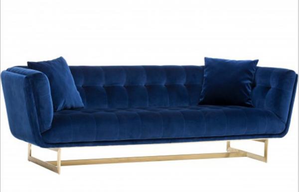 Buy cheap Luxury Furniture Stainless Steel Lounge Sofa For Living Room from wholesalers